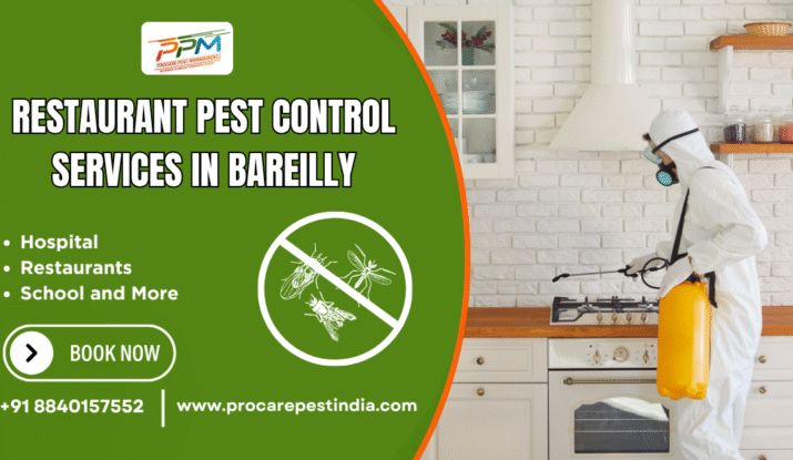 Restaurant Pest Control Services in Bareilly – Procare Pest Management