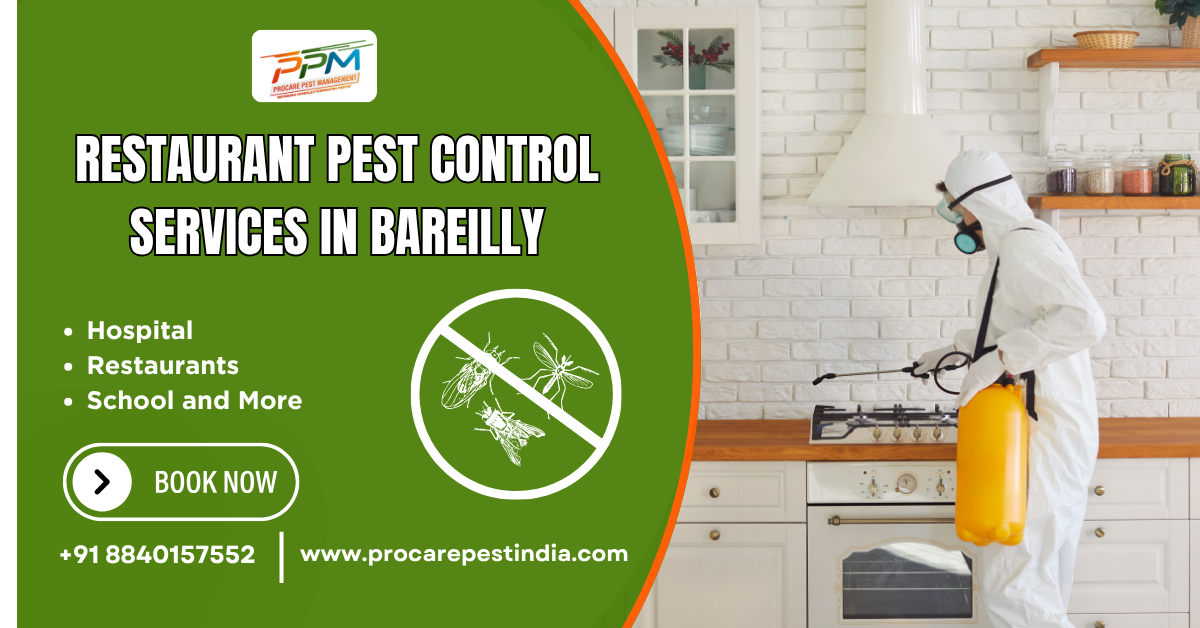 Restaurant Pest Control Services in Bareilly – Procare Pest Management