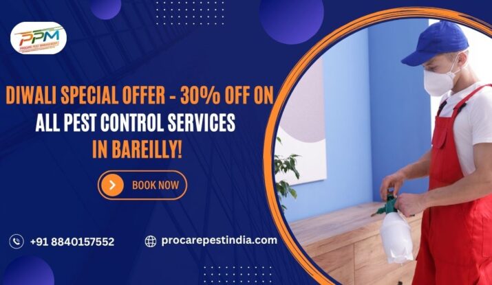 Diwali Special Offer – 30% OFF on All Pest Control Services in Bareilly!