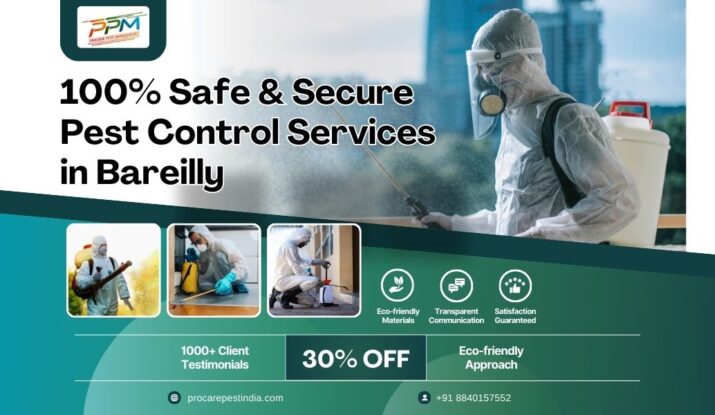 100% Safe & Secure Pest Control Services in Bareilly