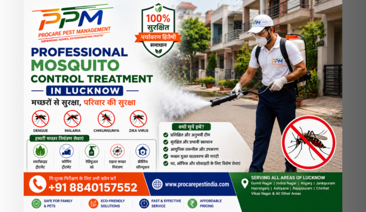 Professional Mosquito Control Treatment in Lucknow