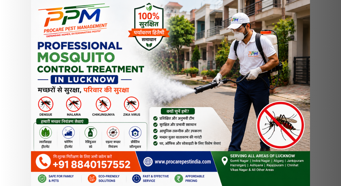 Professional Mosquito Control Treatment in Lucknow