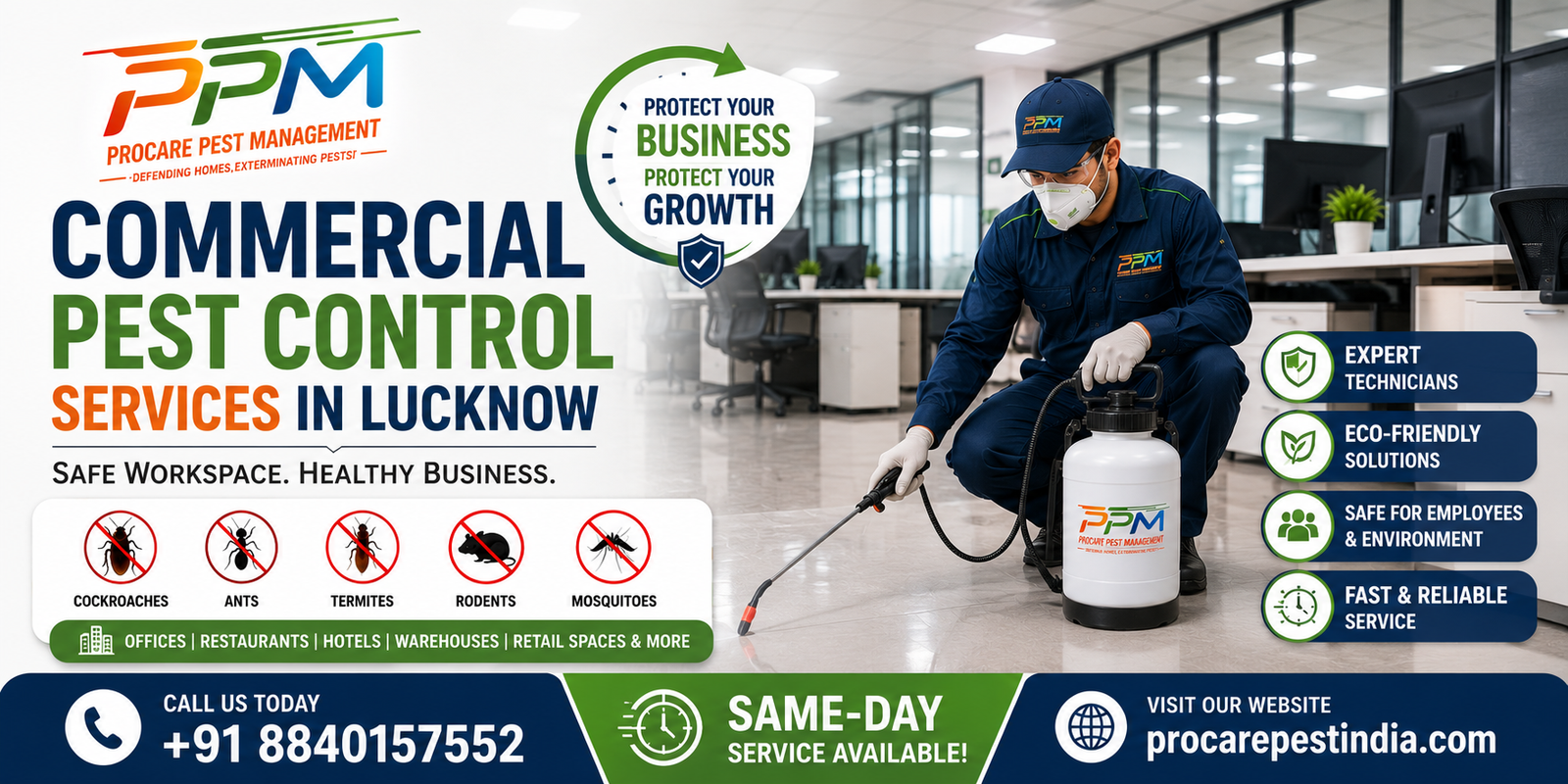 Commercial Pest Control Services in Lucknow