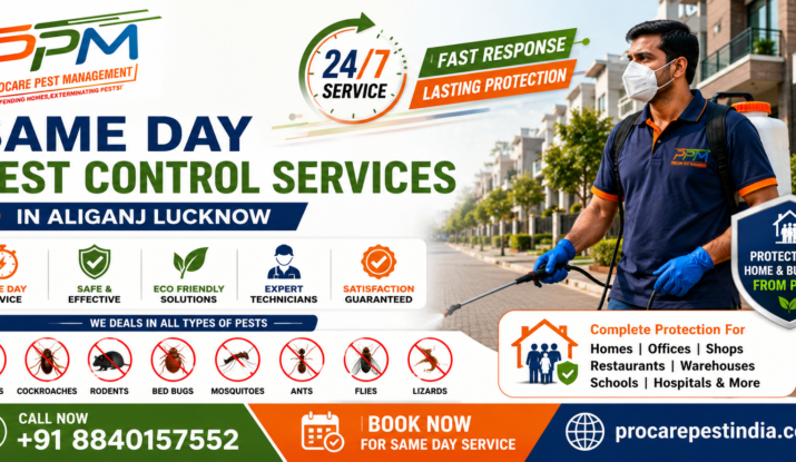 Same Day Pest Control Services in Aliganj Lucknow