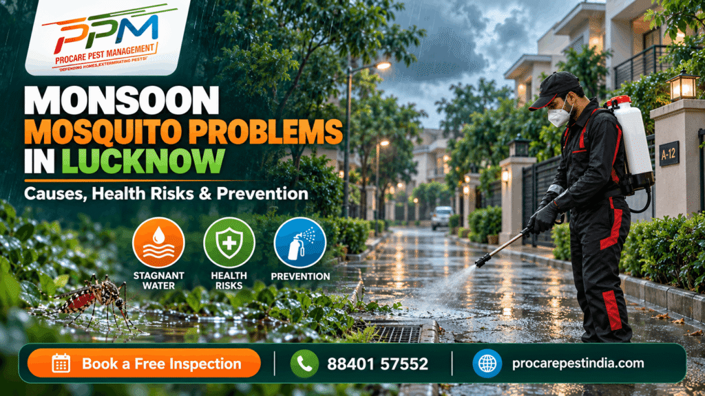 Monsoon Mosquito Problems in Lucknow Pestcross Solution