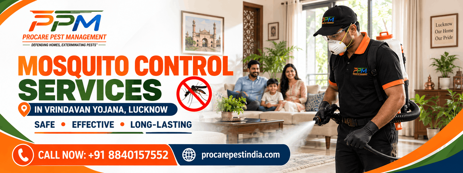 Mosquito Control Services in Vrindavan Yojana Lucknow
